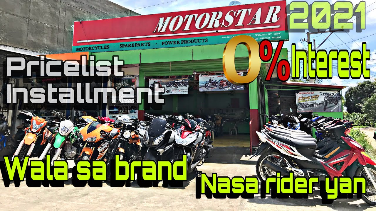 MURANG MOTOR NI MOTORSTAR / 2021 pricelist and installment / O