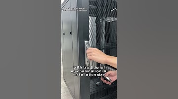 No Battery lock - Server cabinet management solution#factory #passivelock #fingerprintlock #lock