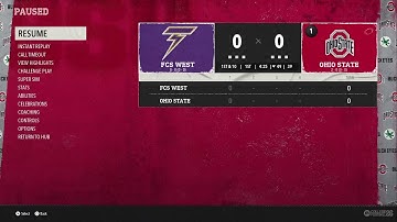 #1 OSU  v FCS West  Y7H 2031