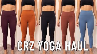 BATTLE OF THE CRZ YOGA LEGGINGS! Try on + Review of each CRZ YOGA