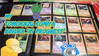 My Tomokazu Komiya binder 'in progress'😅