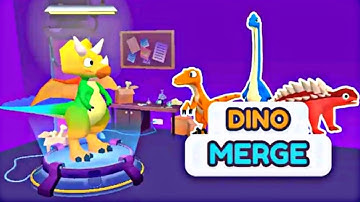 Merge Dino Run - Gameplay Walkthrough Part 1 All Levels 1-10 New Mobile Games(Android, iOS)