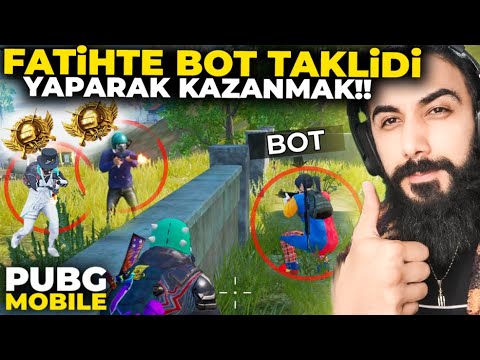 FATİH LİGİNDE BOT TAKLİDİ YAPARAK KAZANMAK?? DÜŞMANLARI KANDIRDIK!! | PUBG Mobile