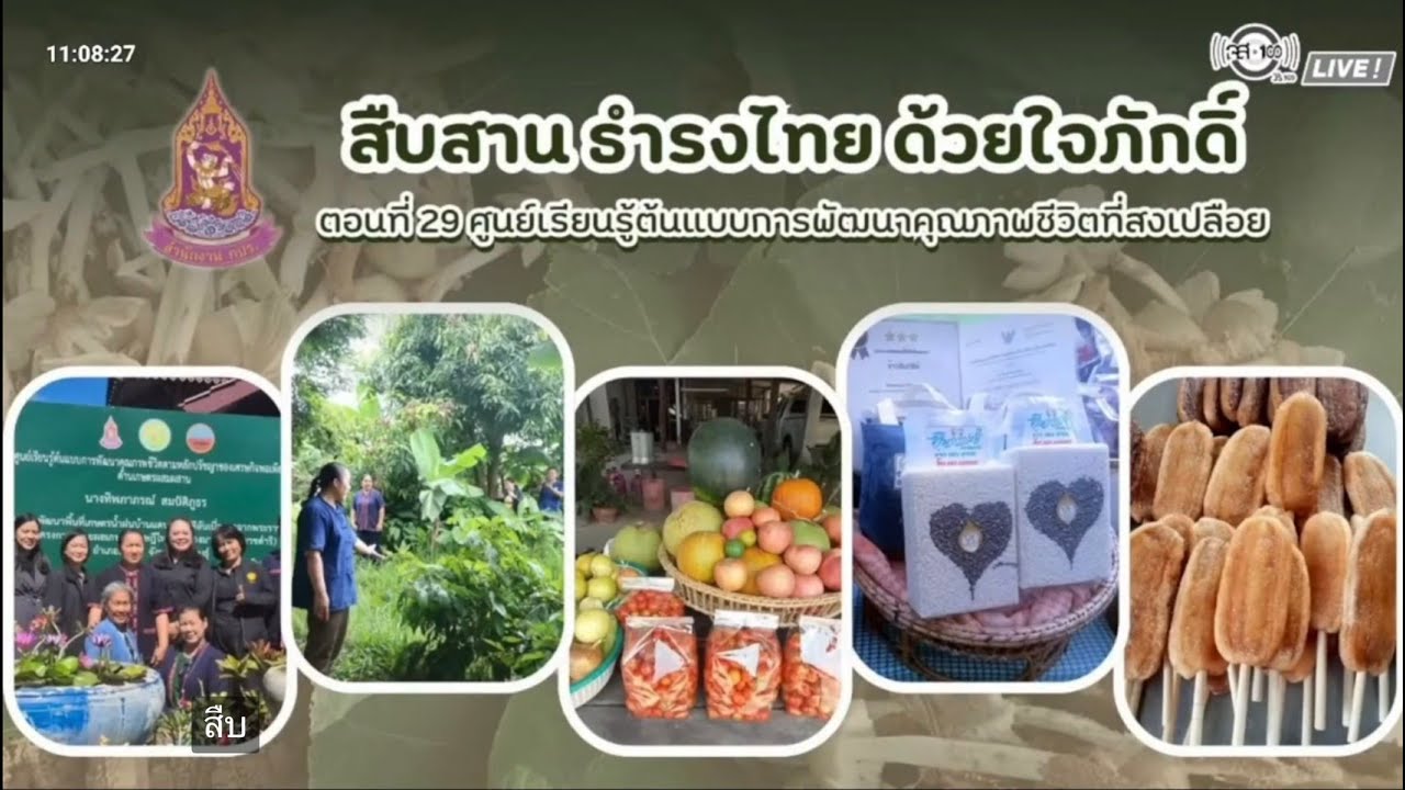 สืบสานธำรงไทย ด้วยใจภักดิ์ : ศูนย์เรียนรู้ต้นแบบการพัฒนาคุณภาพชีวิตที่สงเปลือย
