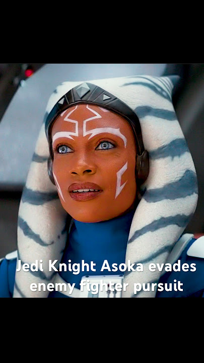 Jedi Knight Asoka evades enemy fighter pursuit #asoka #shorts #shortvideo #series #fouryou