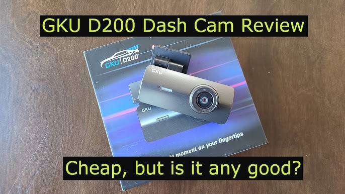 GKU Dashcam D600-IT : : High-Tech