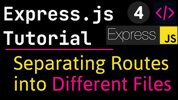 Express.js Tutorial - Basic to Advance  🔥 Separating Routes into Different Files