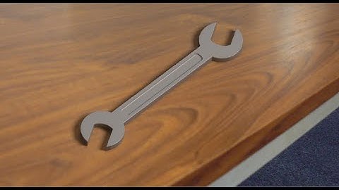 Design of Spanner | CATIA