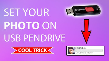 How To Set Your Photo On USB/Pendrive