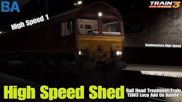 High Speed Shed|Rail Head Treatment Train|Train Sim World 3