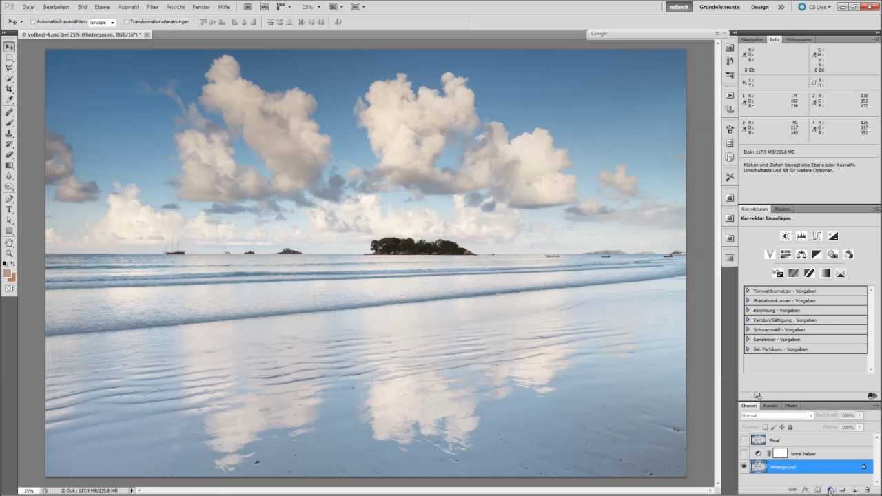 Post Processing Tutorial - Even out Brightness in Sky - YouTube