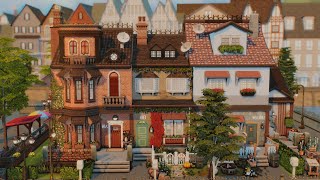 Windenburg Townhouses - Factory One | The Sims 4 - Speed Build (No CC)