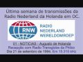 RADIO NEDERLAND - 01 - NOTÍCIAS - AUGUSTO DE HOLANDA - SW 15.315 kHz.  (21/09/1994)