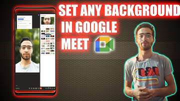 How To Change Background In google Meet By Mobile !! pctechno !!