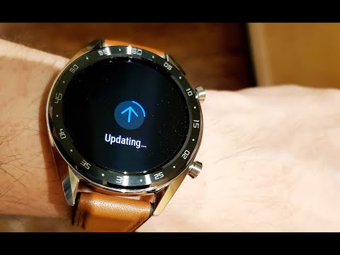 Huawei Watch GT UNBOXING, on the WRIST, System updates, Next to Galaxy watch. @Robrob007