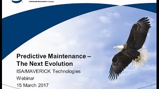 Predictive Maintenance - The Next Evolution