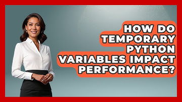 How Do Temporary Python Variables Impact Performance? - Python Code School