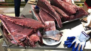 Whole TUNA Fillet and Sashimi - Vietnam Street Food 2019