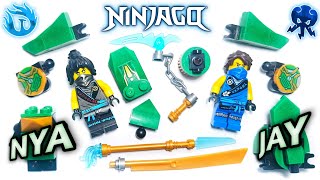 Lego Ninjago Jay and Nya Legacy | Unofficial Lego Minifigures