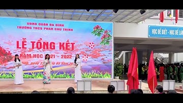 Tổng kết năm học Trường THCS Phan Chu Trinh 2021-2022
