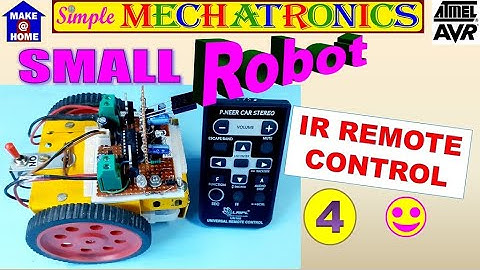 How to make robot #4 IR remote control | Small Handy Robot | AVR ATTINY | easy explanation