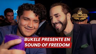 Nayib Bukele, compartió con los salvadoreños en la transmisión de la película Sound of Freedom