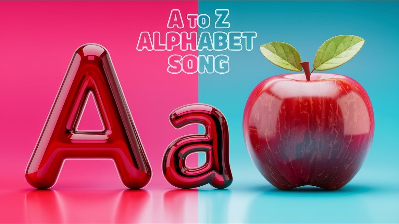 A to Z Alphabet Song | Learn Capital & Small Letters with Fun Items | # ...