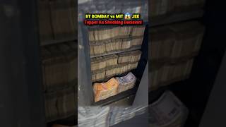 IIT BOMBAY vs MIT 😱 JEE Topper Ka Shocking Decision!💵🤑 #IITBOMBAY #iitjee #jeemains #iit #VED 💰