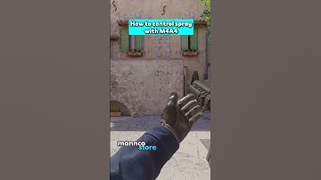 How to control spray with M4A4 #shorts #cs2 #cs2shorts #cs2tip #cs2settings