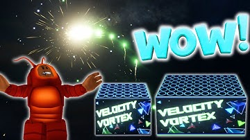 New Velocity Vortex Firework Cakes In Roblox (Fireworks Playground)