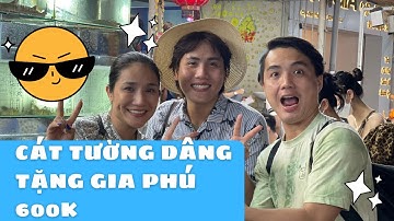 Cát Tường DÂNG TẶNG Gia Phú 600k TẠI CHỢ ĐÊM PHÚ QUỐC | Ngao Du Sơn Thuỷ|Nguyễn Trí Cát Tường