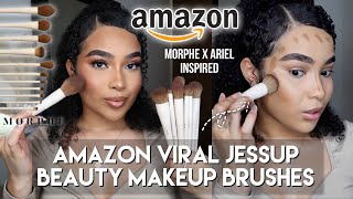 AMAZON *VIRAL* MAKEUP BRUSHES 😍 | BEST MORPHE INSPIRED MAKEUP BRUSHES?? | AMAZON BEAUTY FINDS 2024