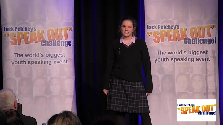 Jessica Steadman, Winner, Jack Petcheys Speak Out ...