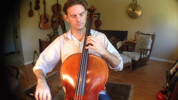 2 Octave Eb Major Scale   whole notes cello practice