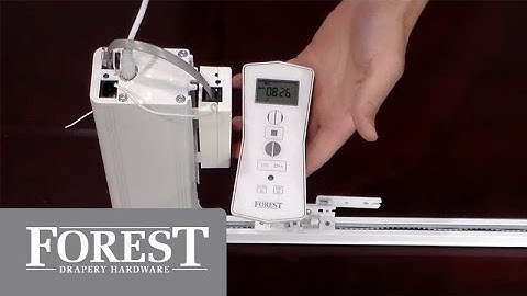 How to Program the Shuttle Z-Wave motor using the Forest Diamond Remote