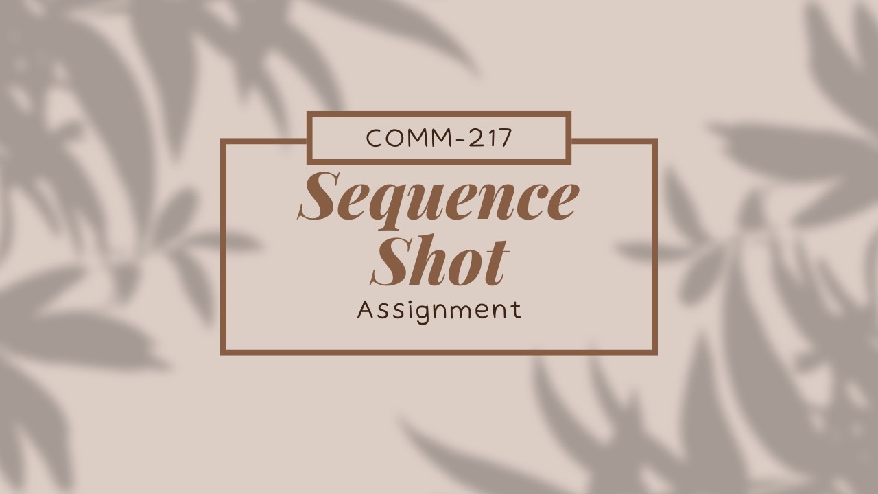 Sequence Shot - YouTube