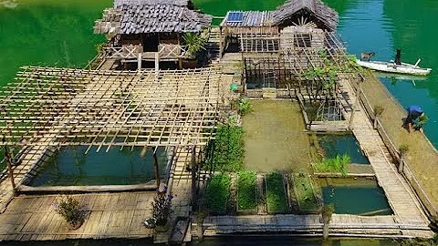 Expand the floating island to grow rice. Build a Bushcaft farm