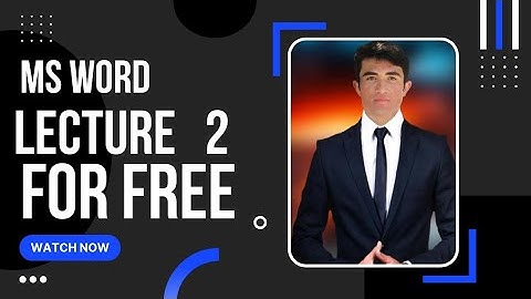 Ms word paritical lecture 2 | how to print a page in ms word  | page setup in ms word in pashto