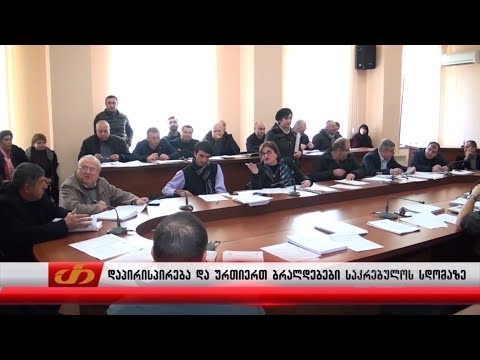 დაპირისპირება და ურთიერთ ბრალდებები საკრებულოს სხდომაზე