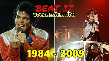Beat It - Live Vocal Evolution 1984~2009 【Michael Jackson】