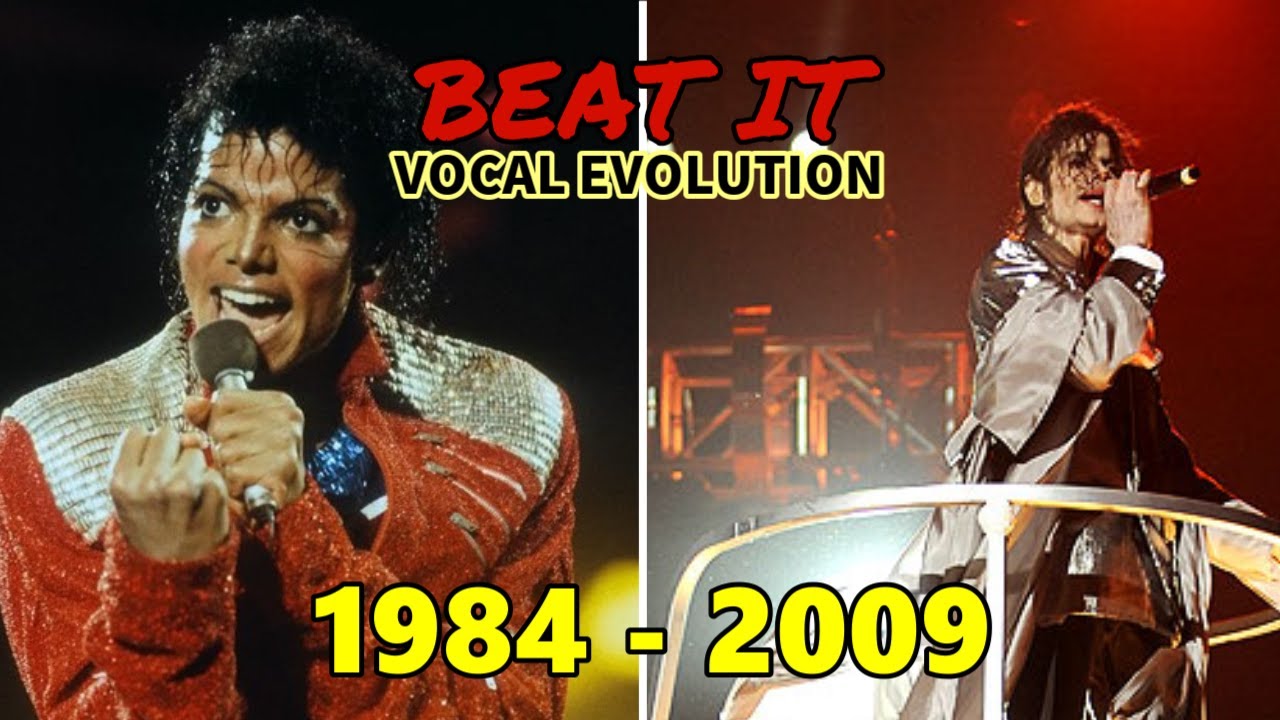 Beat It - Live Vocal Evolution 1984~2009 【Michael Jackson】