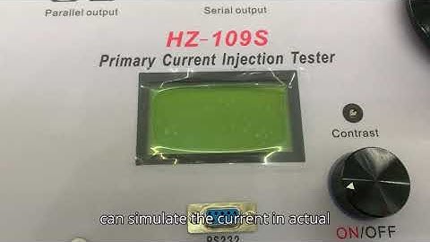 HZ 109S Primary Current Injection Tester