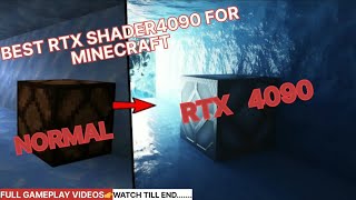 Ultra Modded vs Vanilla Minecraft | Ray Tracing - 4K