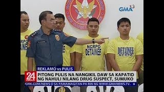 7 pulis na nangikil sa kapatid ng nahuling drug suspect, sumuko