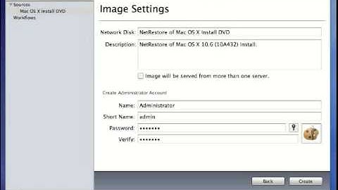 Creating NetRestore Images in Snow Leopard