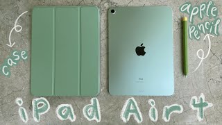 iPad Air 4 (green) + Apple Pencil + accessories unboxing ?