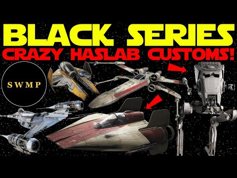 Star Wars Black Series AMAZING CUSTOM VEHICLES/DIORAMA Haslab Dream Projects w/ swmasterplaster