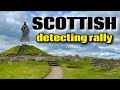 Metal detecting in a scottish organized dig with a minelab equinox 800 machine
