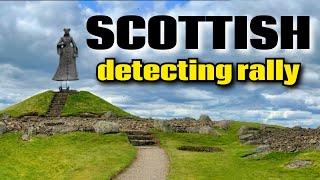 METAL DETECTING in a SCOTTISH organized DIG with a Minelab Equinox 800 machine.