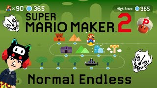 Super Mario Maker 2 - Reaching 5000 Normal Endless